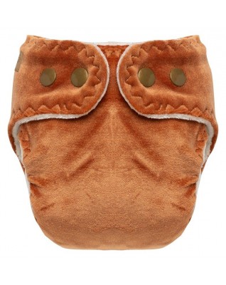 "Teddy Bear" Pocket Fitted Diaper - NB