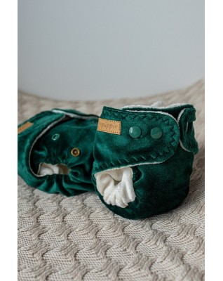 "Emerald" Pocket Fitted Diaper - MOS