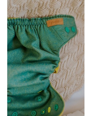 "Green Herringbone" Merino Wool Cover NB