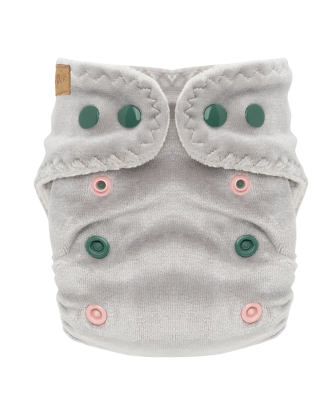 "Morning Mist" Pocket Fitted Diaper - MOS