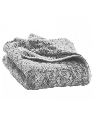 Merino Wool Knitted Blanket